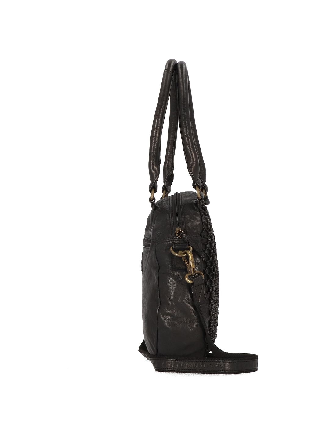 Greenland Nature Femi & Nine Borsa a spalla Vera Pelle 34 cm