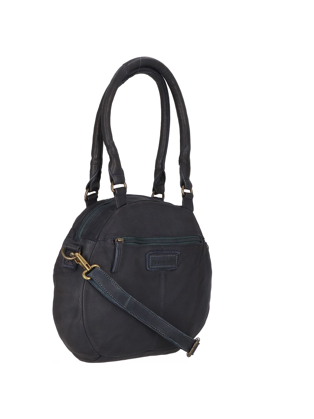 Greenland Nature Femi & Nine Borsa a spalla Vera Pelle 34 cm