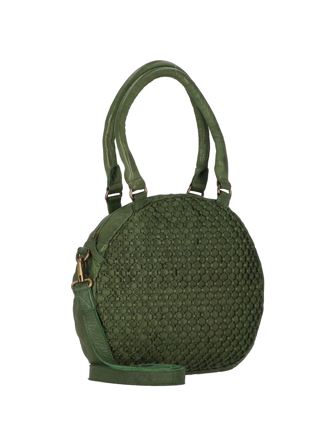 Greenland Nature Femi & Nine Borsa a spalla Vera Pelle 34 cm