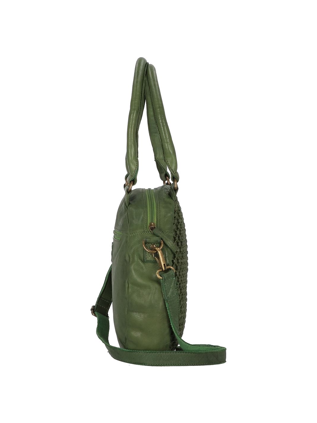 Greenland Nature Femi & Nine Borsa a spalla Vera Pelle 34 cm