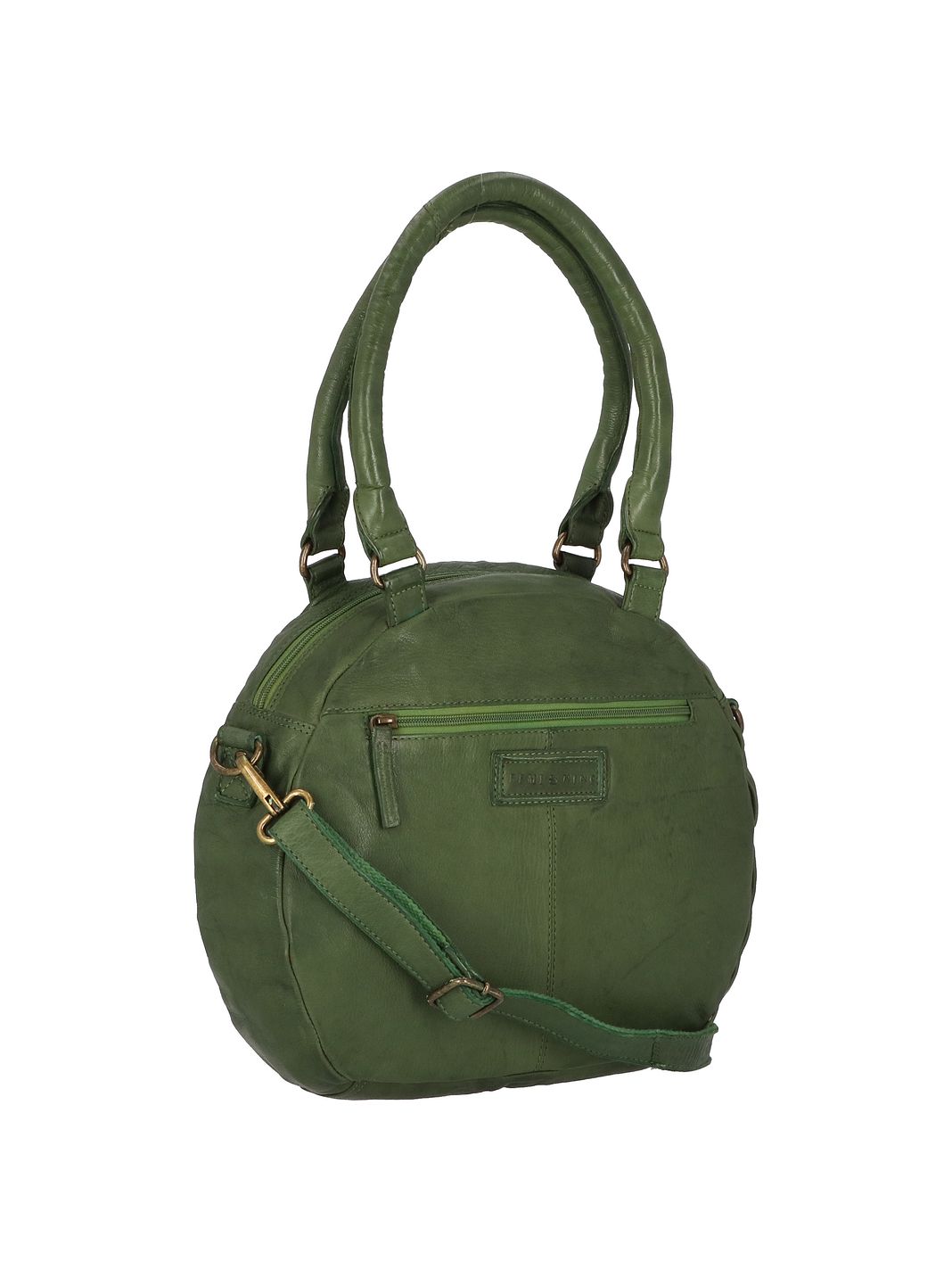 Greenland Nature Femi & Nine Borsa a spalla Vera Pelle 34 cm
