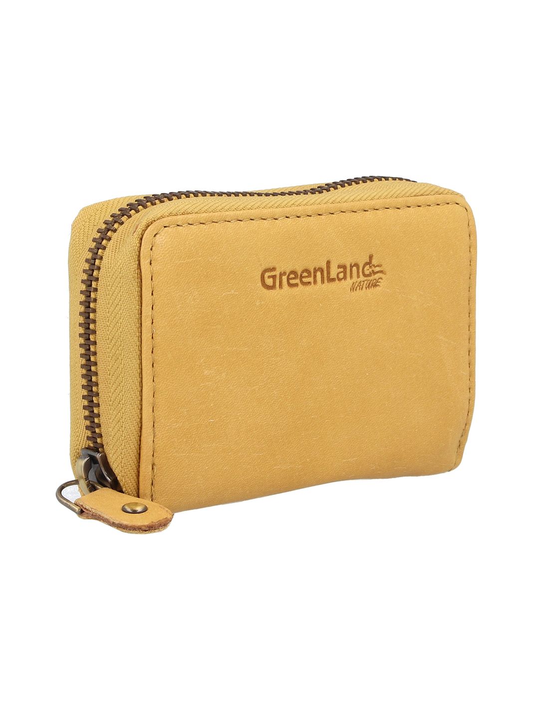 Greenland Nature Custodia per carta di credito Protezione RFID Vera Pelle 10.5 cm