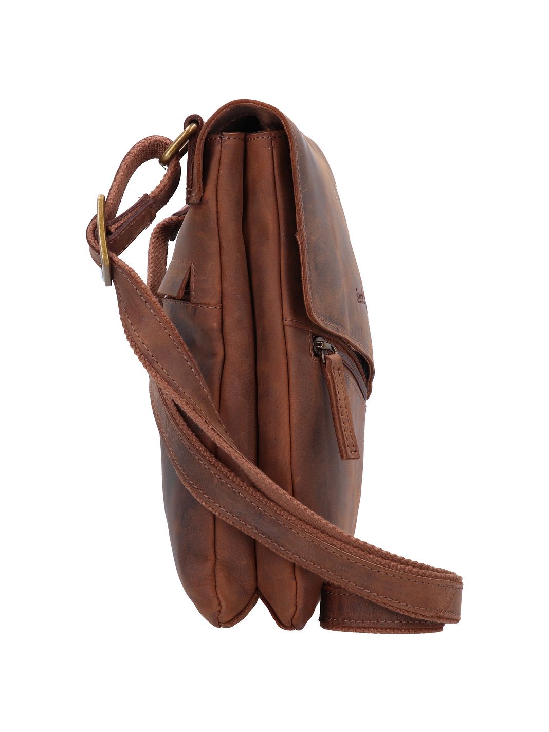 Greenland Nature Montenegro Bolsa de hombro Piel natural 23 cm