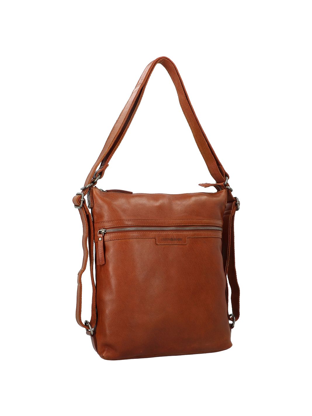 Greenburry Soft Washed Skuldertaske Læder 29.5 cm