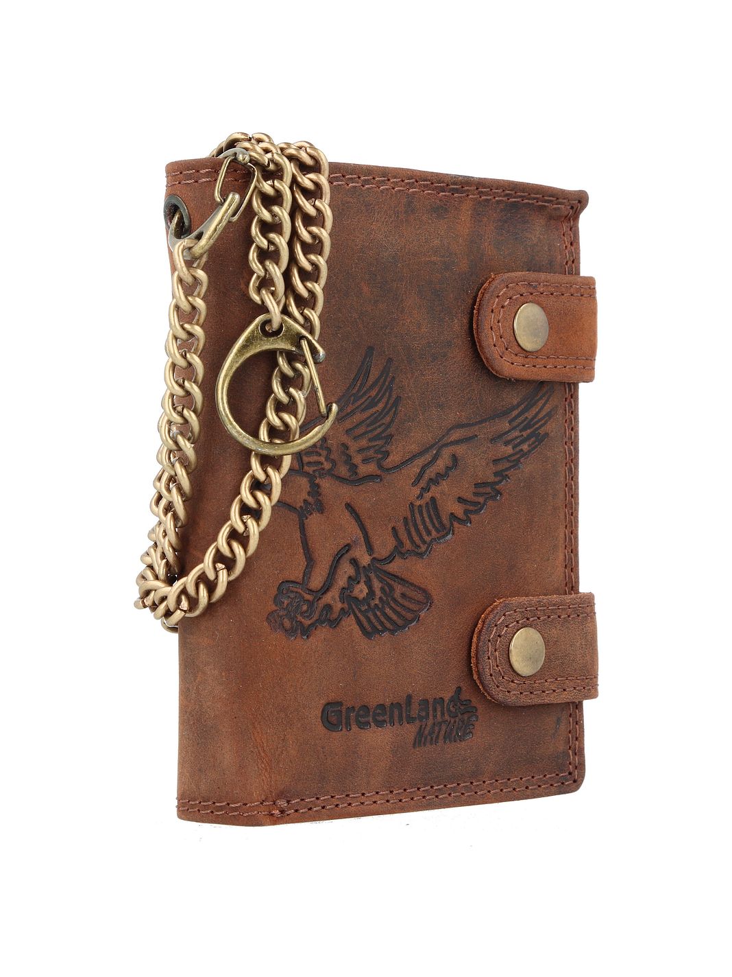 Greenland Nature Montenegro Portafoglio Protezione RFID Vera Pelle 2 cm Greenland Nature Montenegro Portafoglio Protezione RFID Vera Pelle 2 cm
