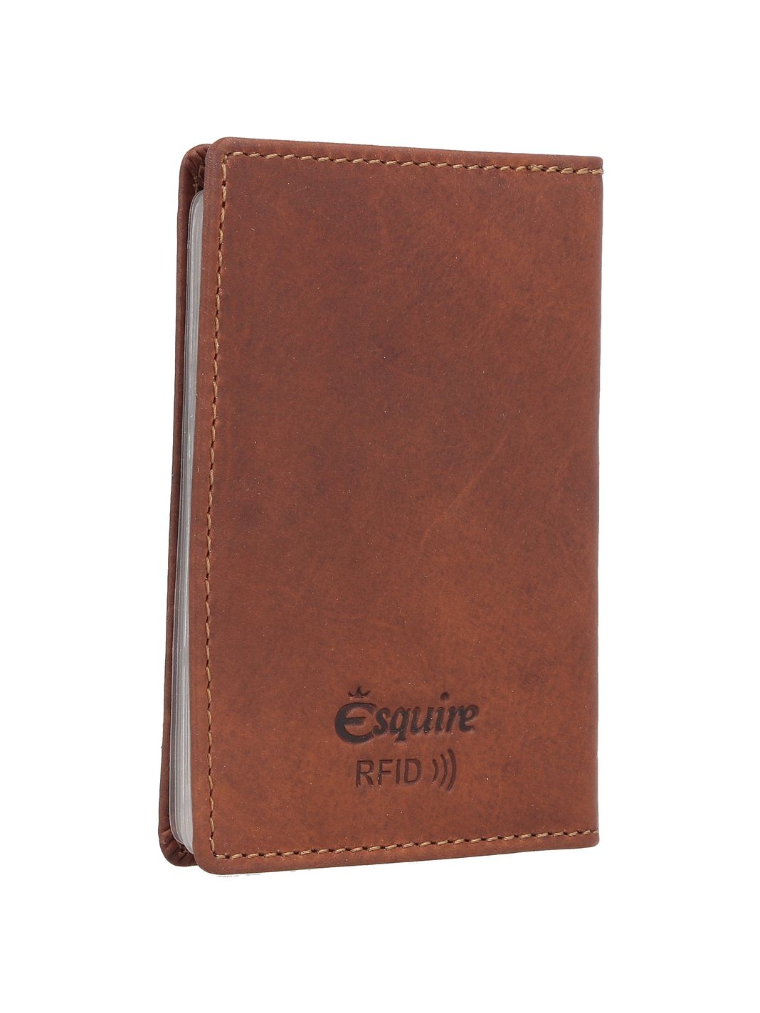 Esquire Dallas Custodia per carta di credito Protezione RFID Vera Pelle 7.5 cm