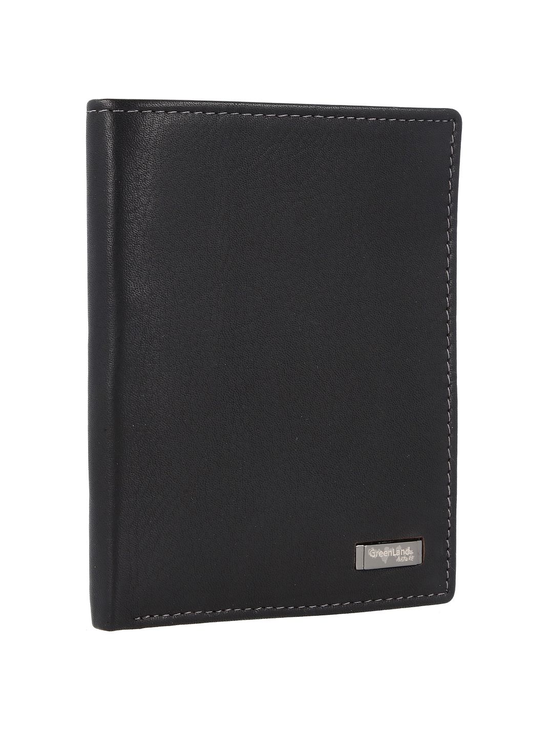 Greenland Nature Black Nappa Portafoglio Protezione RFID Vera Pelle 12.5 cm Greenland Nature Black Nappa Portafoglio Protezione RFID Vera Pelle 12.5 cm