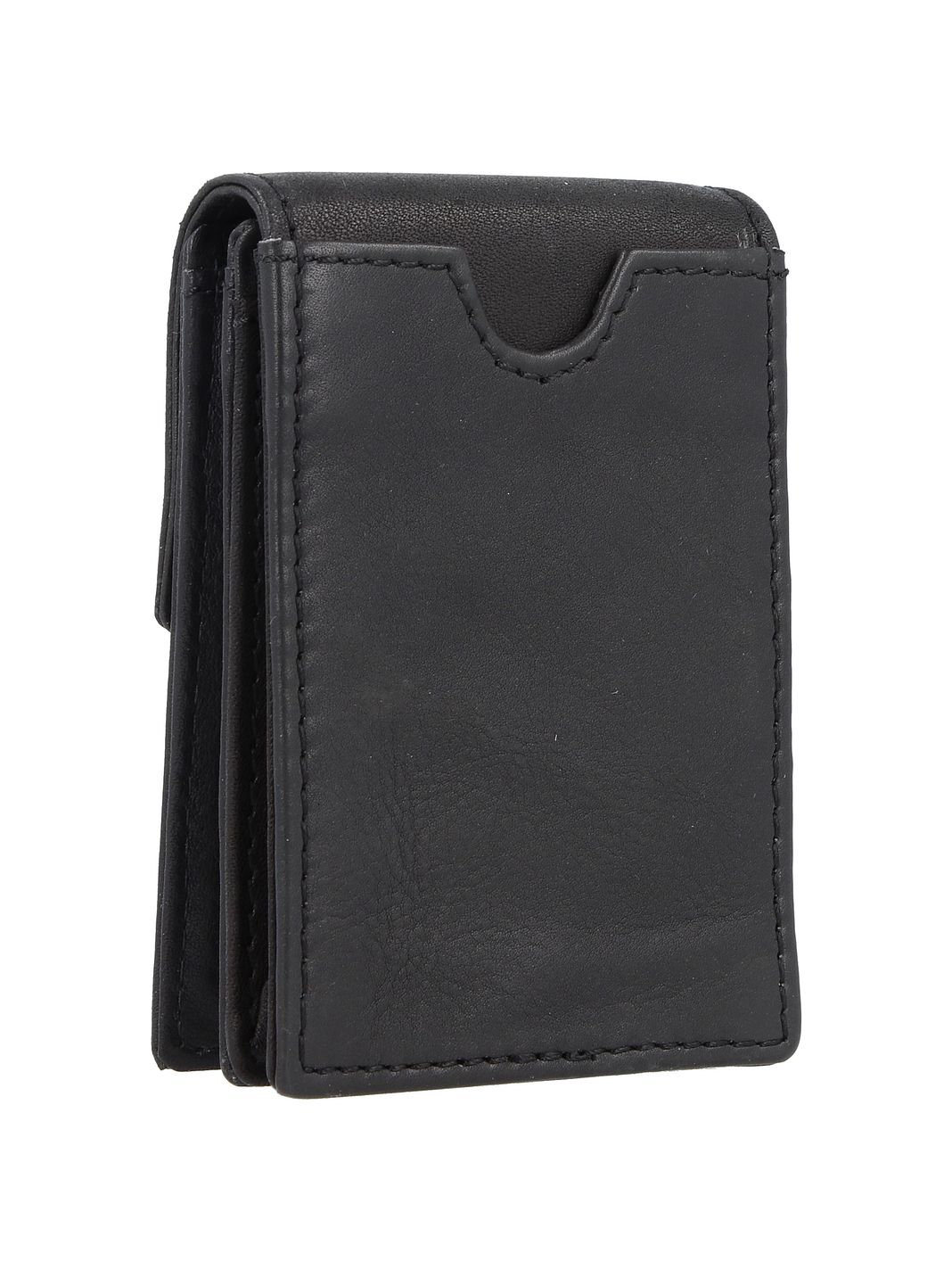 Greenland Nature Black Nappa Portafoglio Protezione RFID Vera Pelle 9 cm Greenland Nature Black Nappa Portafoglio Protezione RFID Vera Pelle 9 cm