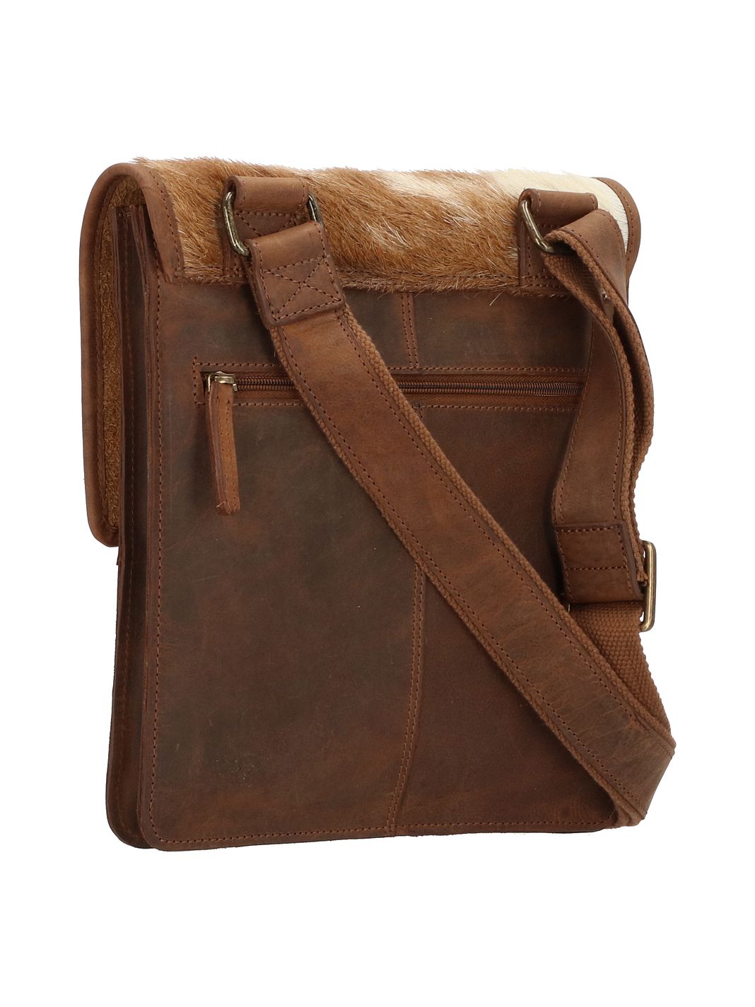 Greenland Nature Natural Combination Borsa a tracolla Vera Pelle 26 cm Greenland Nature Natural Combination Borsa a tracolla Vera Pelle 26 cm