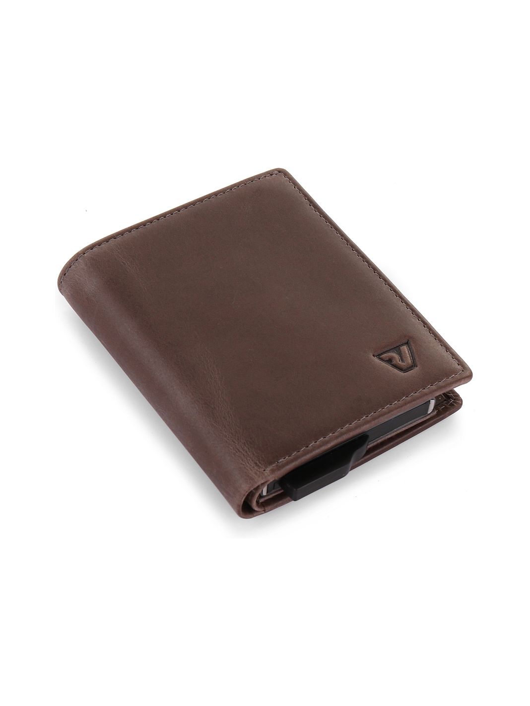 Roncato Iron Custodia per carta di credito Protezione RFID Vera Pelle 8 cm Roncato Iron Custodia per carta di credito Protezione RFID Vera Pelle 8 cm