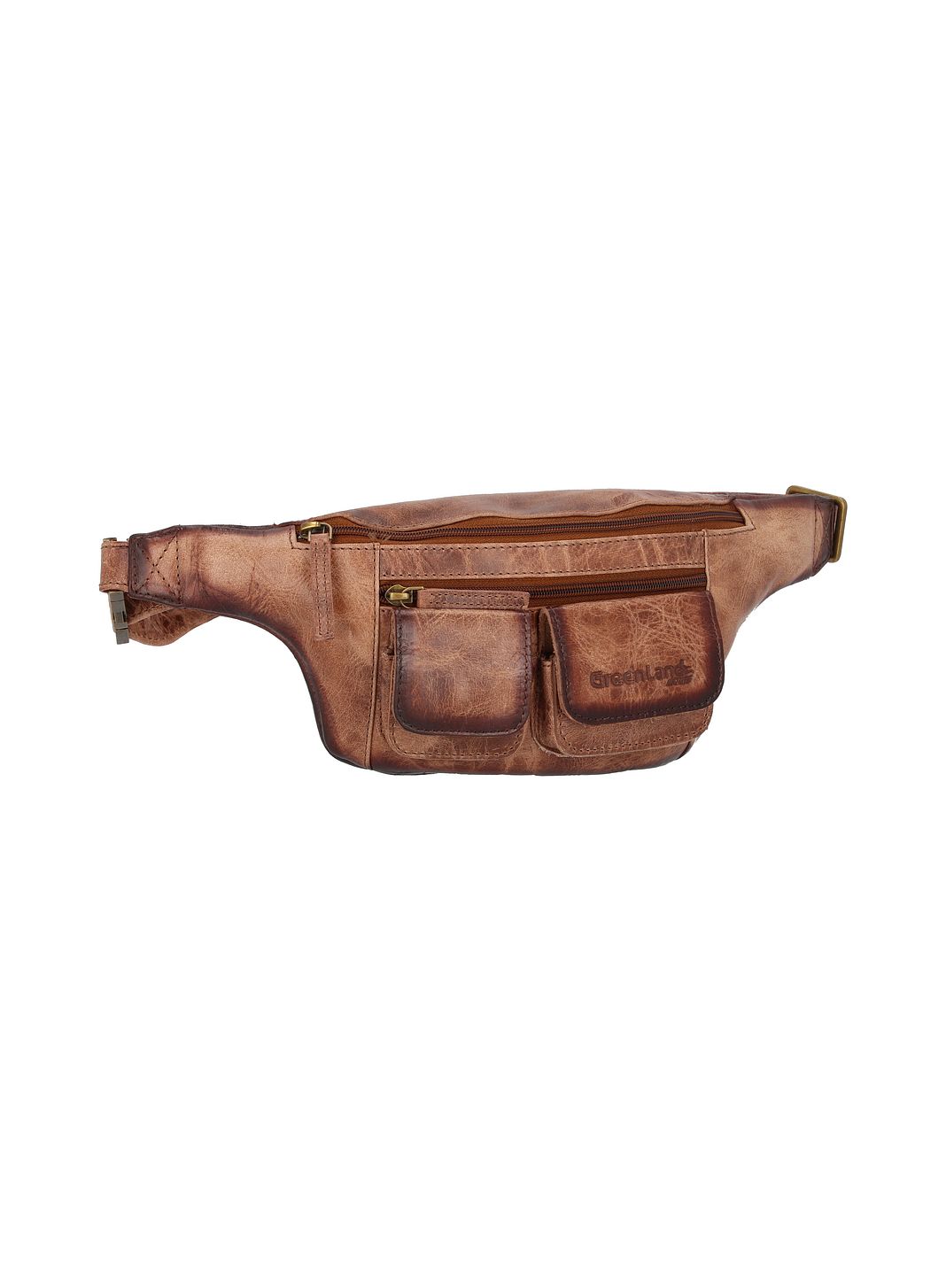 Greenland Nature Mascu & Line Marsupio Protezione RFID Vera Pelle 21 cm Greenland Nature Mascu & Line Marsupio Protezione RFID Vera Pelle 21 cm