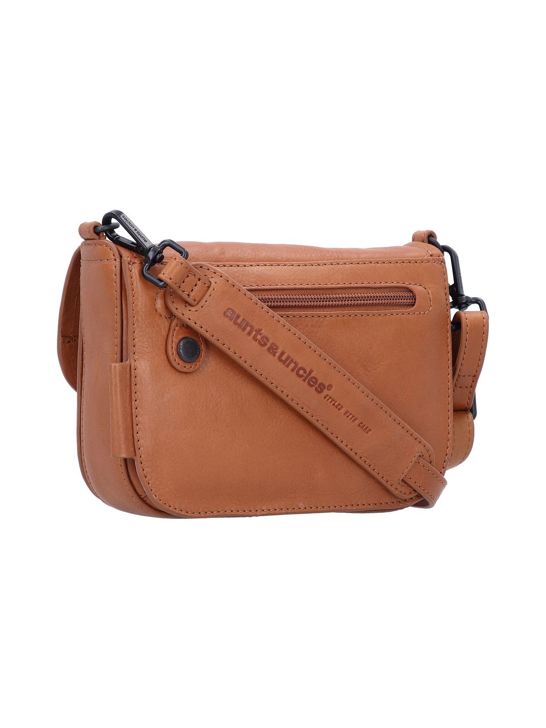 aunts & uncles Grandma's Luxury Club Mrs. Waffle Borsa a tracolla Vera Pelle 22 cm aunts & uncles Grandma's Luxury Club Mrs. Waffle Borsa a tracolla Vera Pelle 22 cm