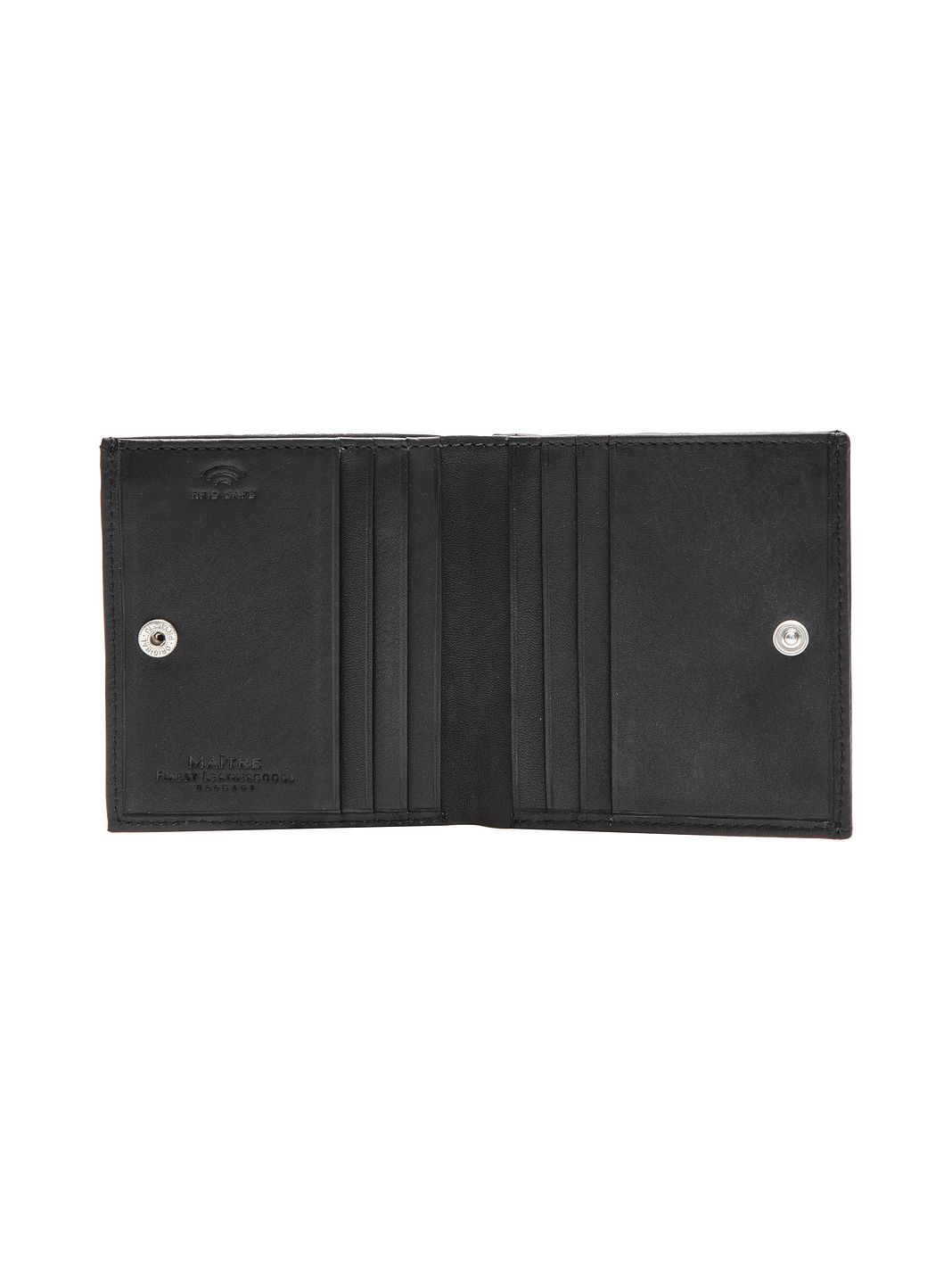 Maître F3 Quirin Portafoglio Protezione RFID Vera Pelle 9.5 cm Maître F3 Quirin Portafoglio Protezione RFID Vera Pelle 9.5 cm