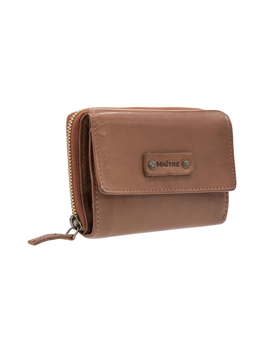 Maître Steinbach Dagrete Portafoglio Protezione RFID Vera Pelle 13.5 cm