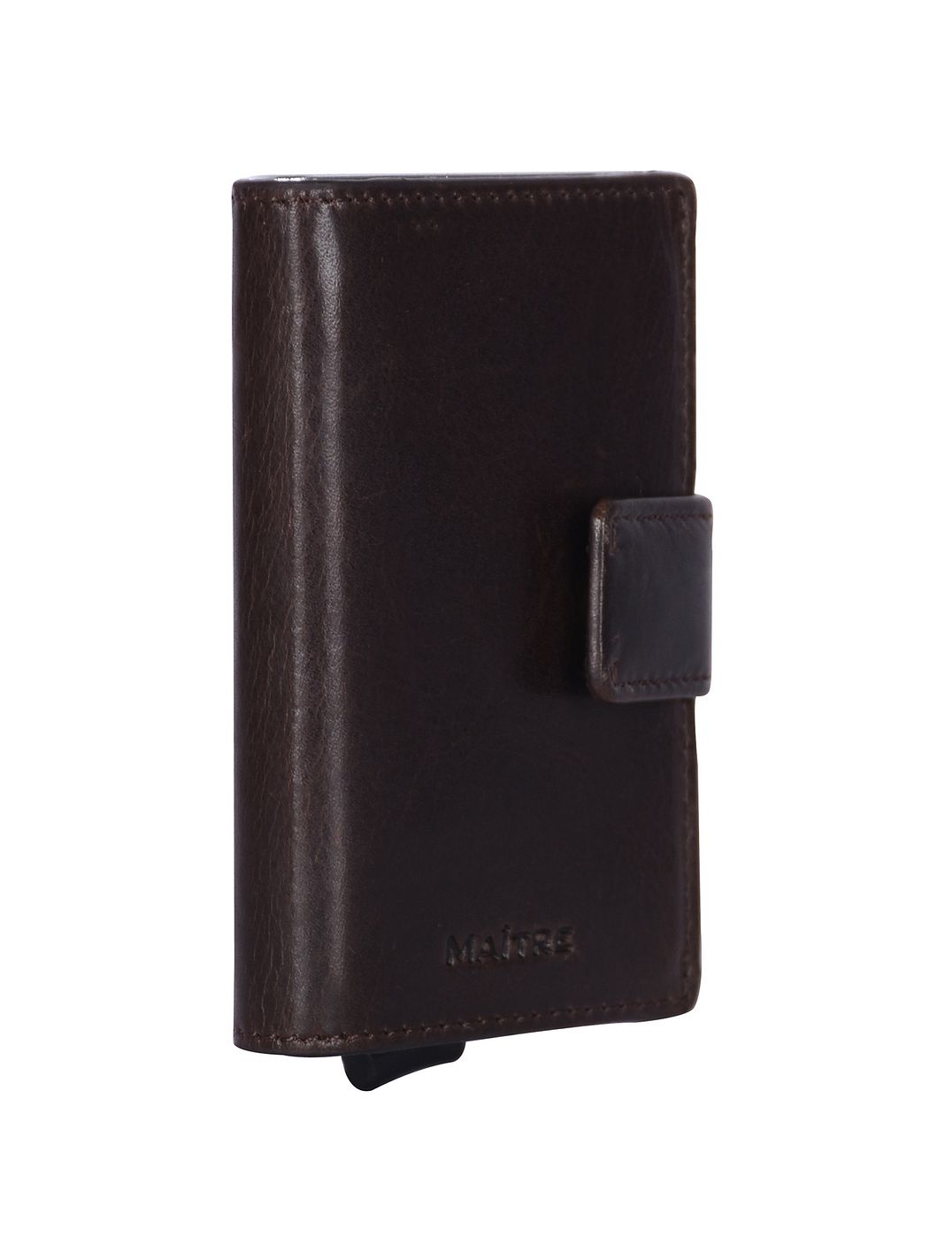 Maître Birkheim C-Two Custodia per carta di credito Protezione RFID Vera Pelle 6.5 cm