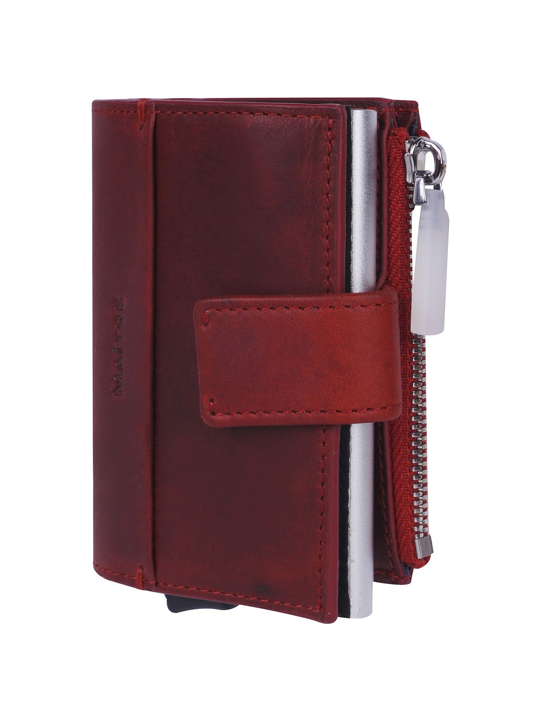Maître Birkenfeld C-Four Custodia per carta di credito Protezione RFID Vera Pelle 10 cm