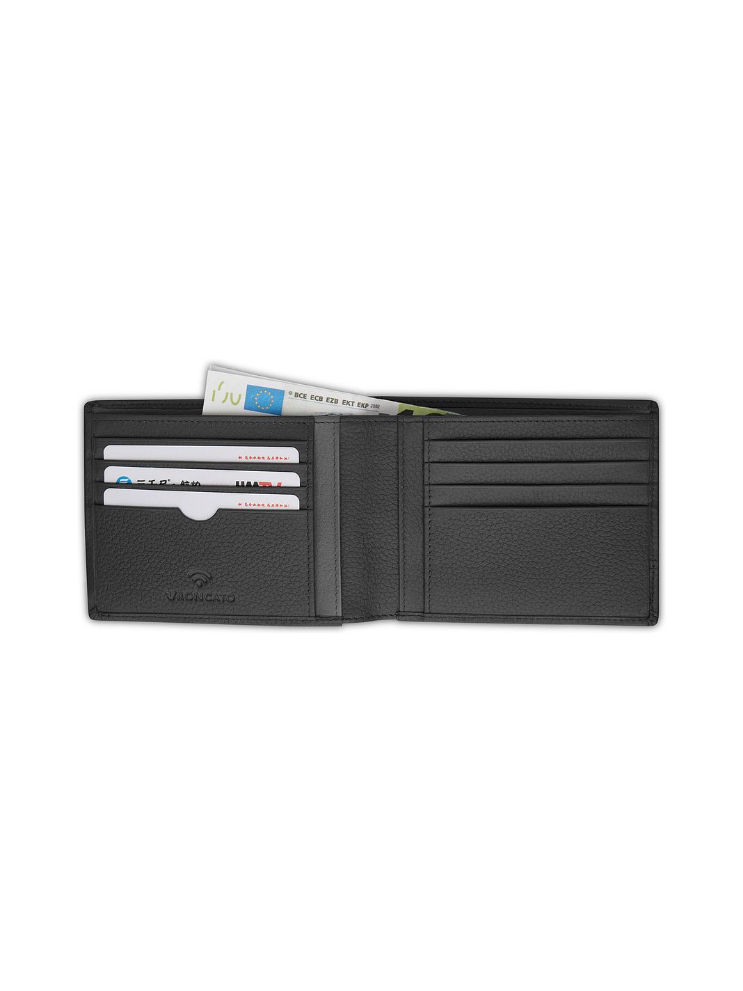 Roncato Alaska Portafoglio Protezione RFID Vera Pelle 13 cm