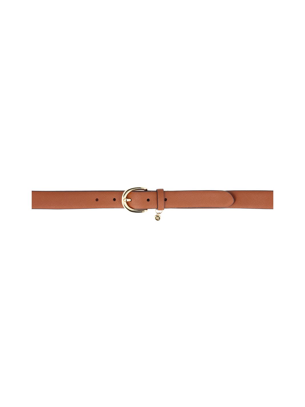 Lauren Ralph Lauren Charm Cintura Vera Pelle