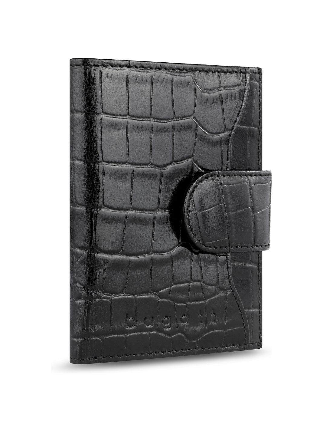 bugatti Secure Smart Custodia per carta di credito Protezione RFID Vera Pelle 8 cm bugatti Secure Smart Custodia per carta di credito Protezione RFID Vera Pelle 8 cm