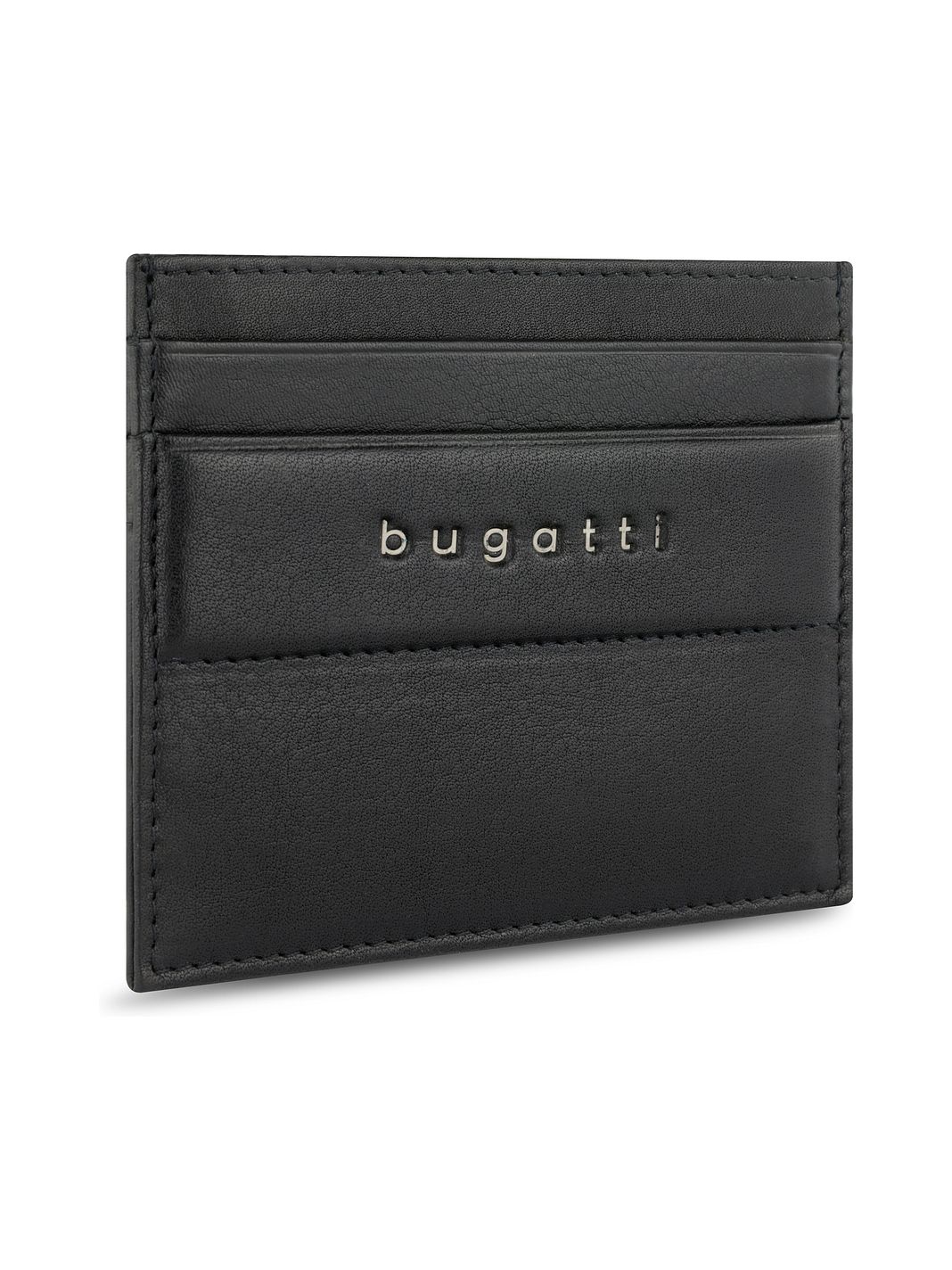 bugatti Nome Custodia per carta di credito Protezione RFID Vera Pelle 10.5 cm bugatti Nome Custodia per carta di credito Protezione RFID Vera Pelle 10.5 cm