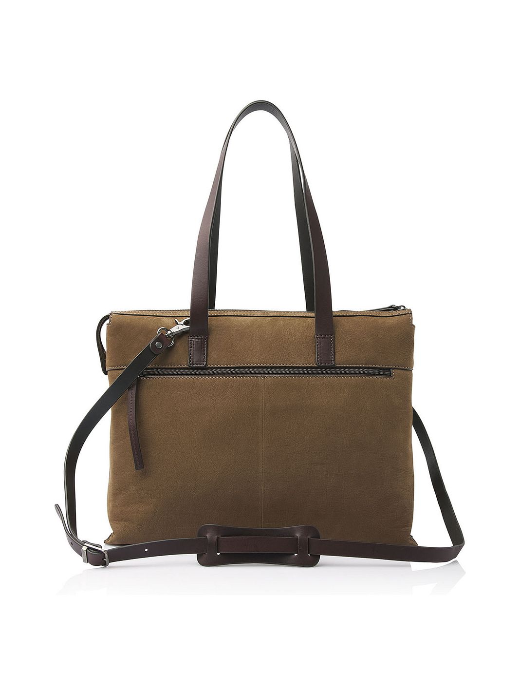Castelijn & Beerens Nubuck Borsa a spalla Vera Pelle 40 cm Vano porta PC Castelijn & Beerens Nubuck Borsa a spalla Vera Pelle 40 cm Vano porta PC