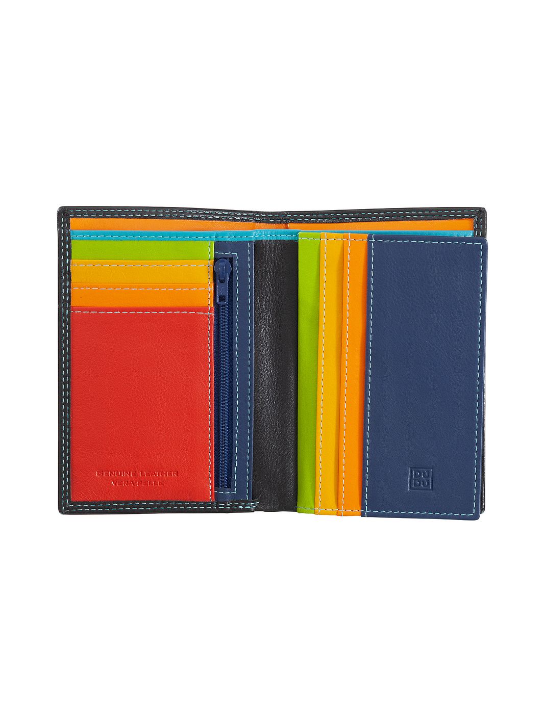 DuDu Tiberio Portafoglio Protezione RFID Vera Pelle 9.5 cm DuDu Tiberio Portafoglio Protezione RFID Vera Pelle 9.5 cm