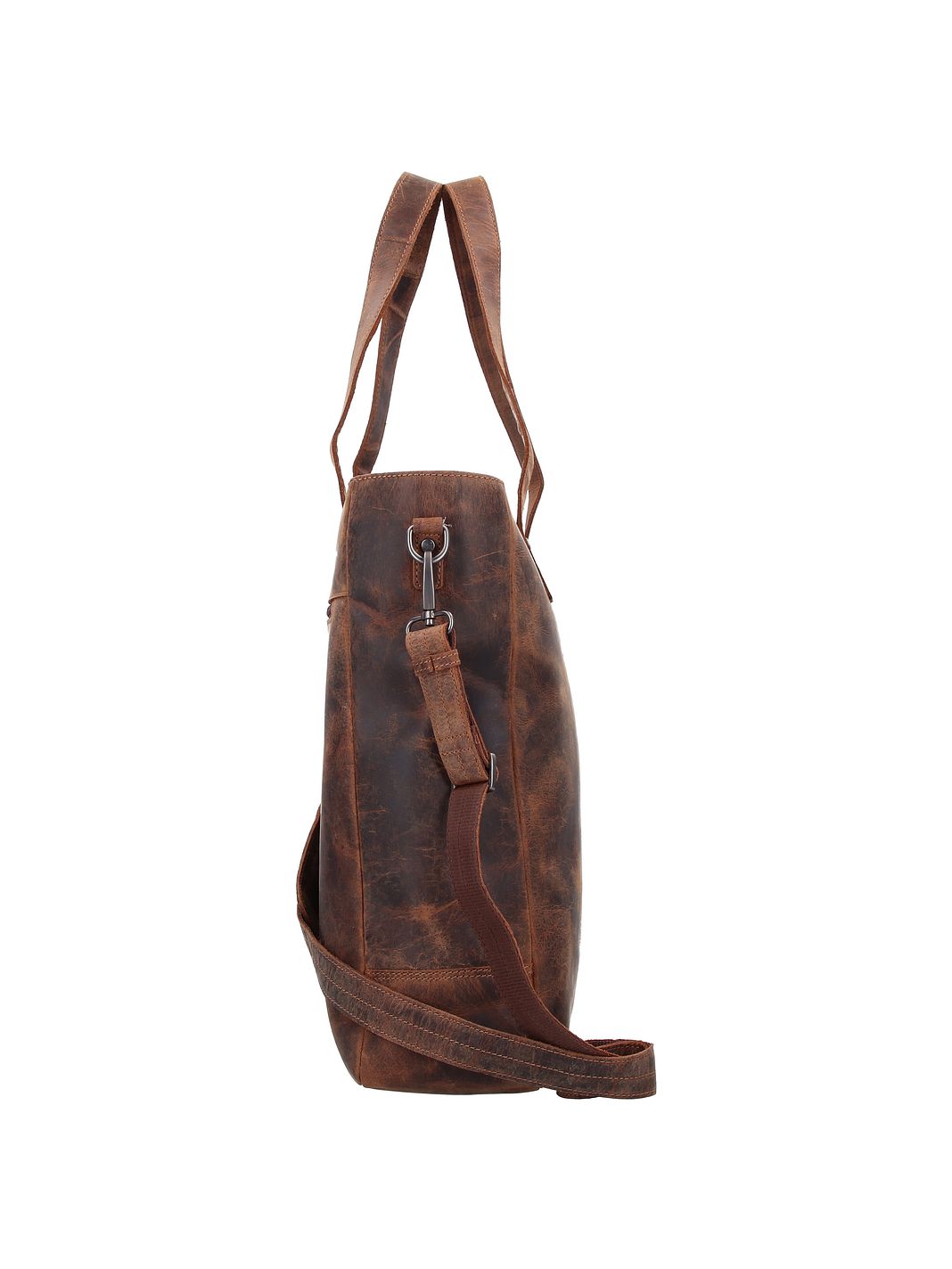 Plevier Retro Jackson Borsa shopper Vera Pelle 31 cm Vano porta PC