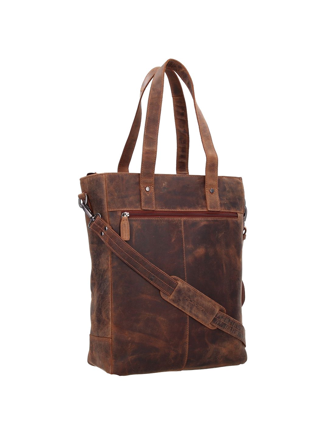 Plevier Retro Jackson Borsa shopper Vera Pelle 31 cm Vano porta PC