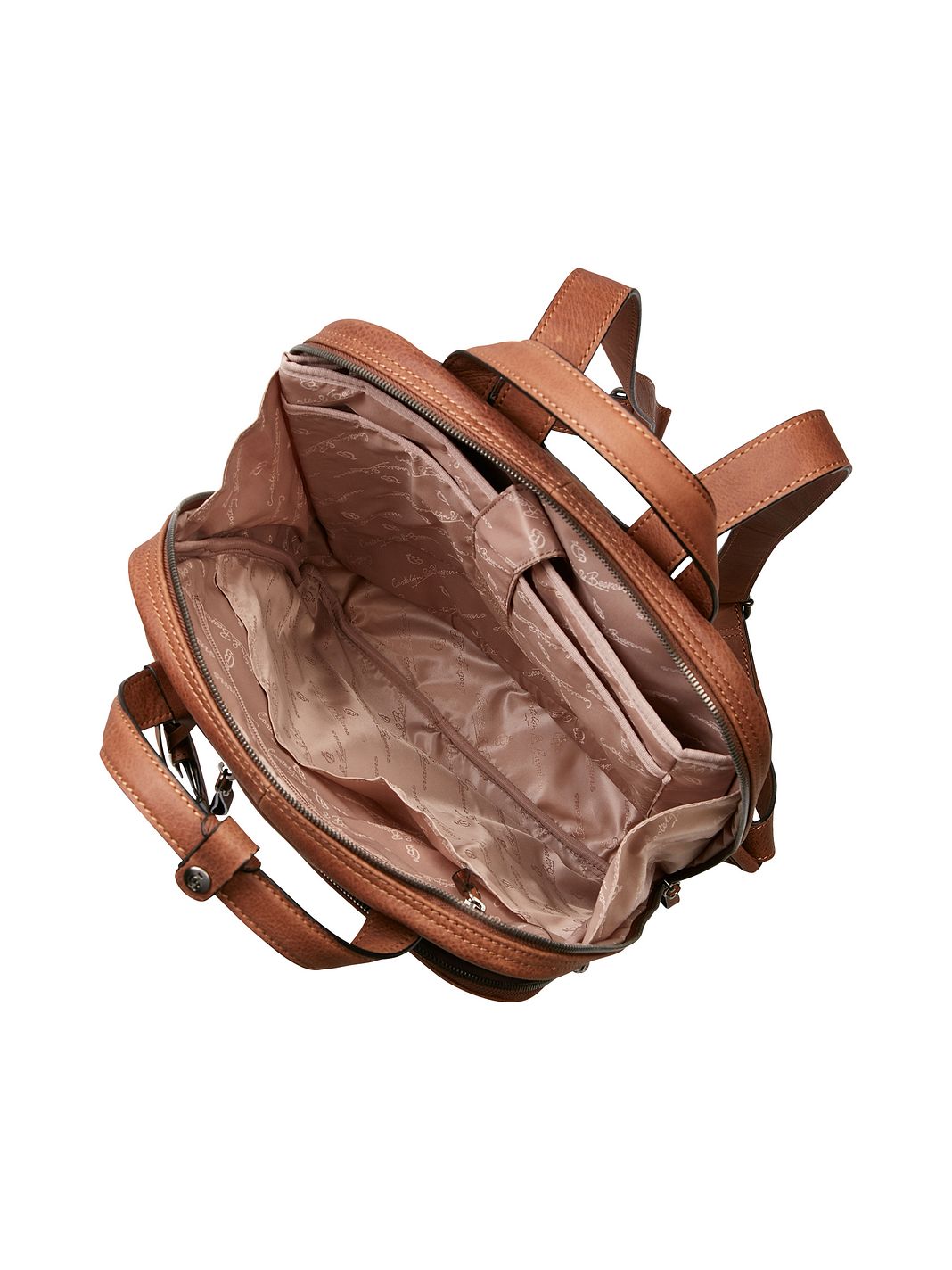Castelijn & Beerens Carisma Zaino da giorno Protezione RFID Vera Pelle 40 cm Vano porta PC