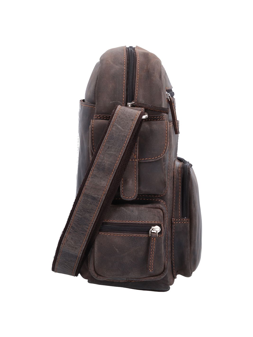 Greenland Nature Westcoast Borsa a tracolla Vera Pelle 33 cm Greenland Nature Westcoast Borsa a tracolla Vera Pelle 33 cm