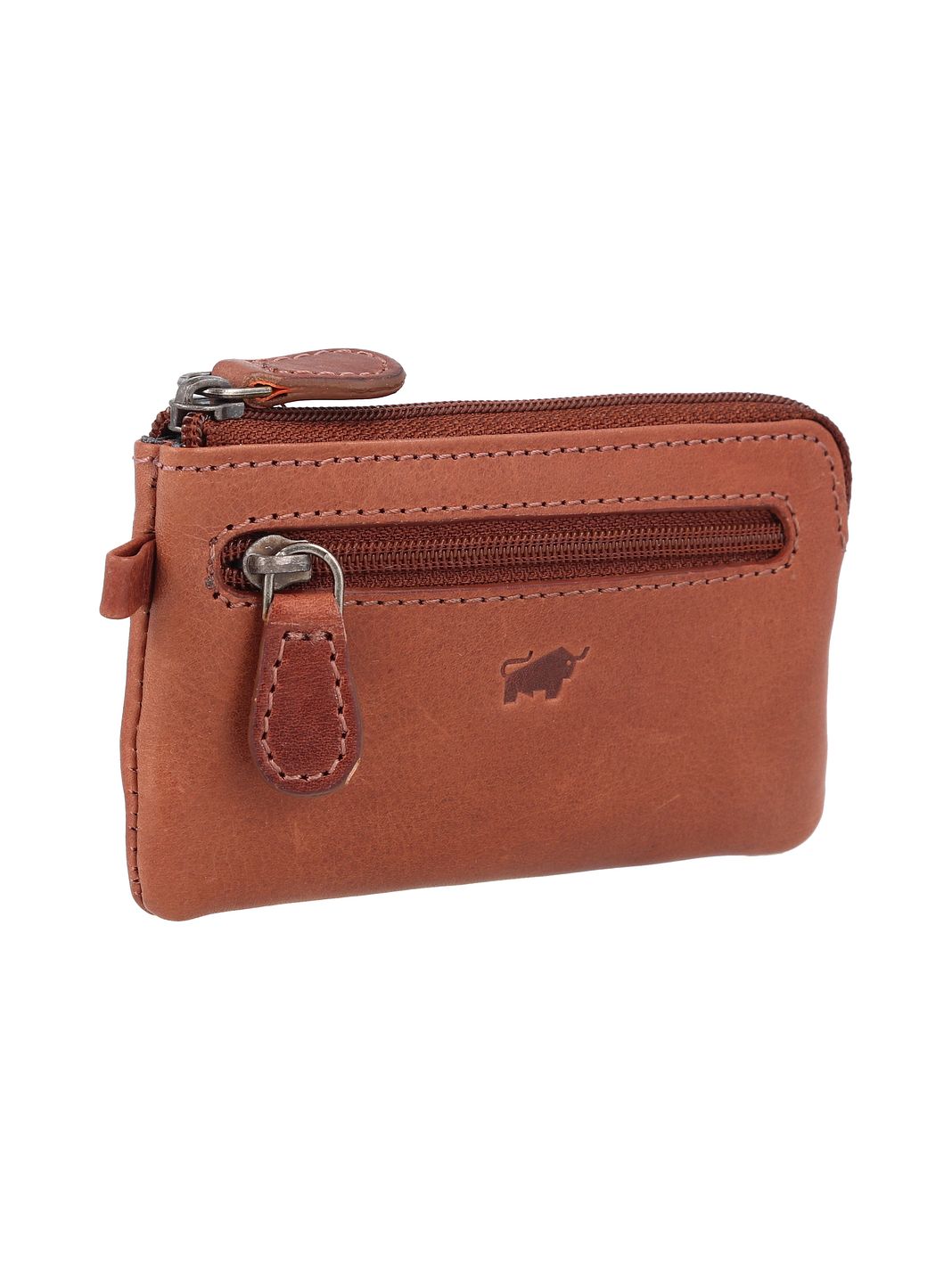 Braun Büffel Arezzo Portafoglio chiave Vera Pelle 11.5 cm