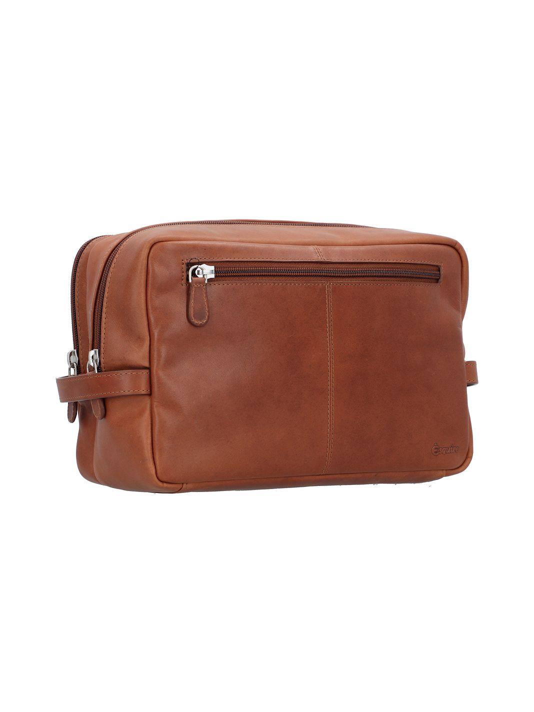 Esquire Dallas Borsa da toilette Vera Pelle 27 cm