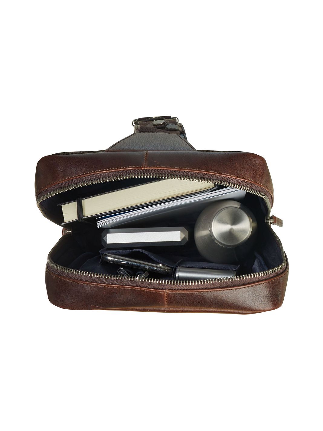 Leonhard Heyden Roma Borsa a tracolla Vera Pelle 20 cm Leonhard Heyden Roma Borsa a tracolla Vera Pelle 20 cm