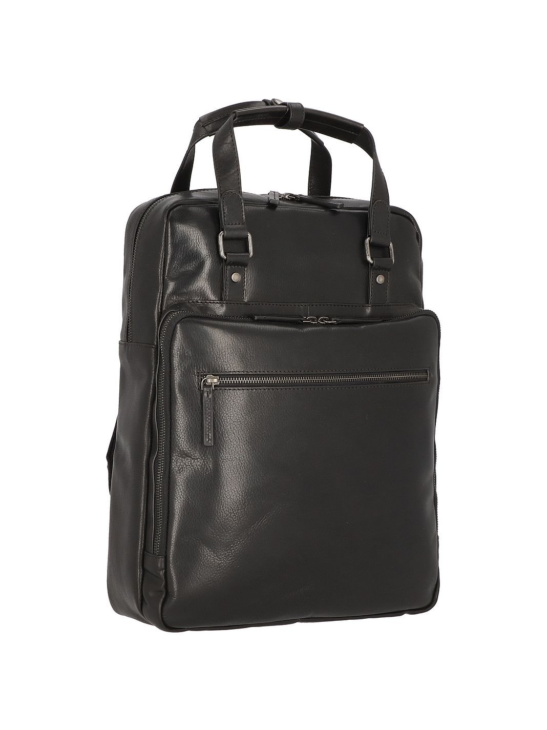 Leonhard Heyden Roma Zaino da lavoro Vera Pelle 42 cm Vano porta PC
