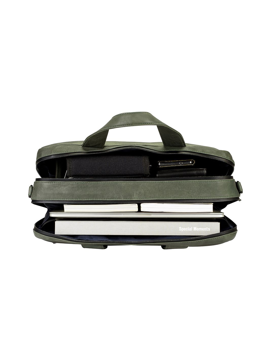Leonhard Heyden Den Haag Valigetta Vera Pelle 40 cm Vano porta PC Leonhard Heyden Den Haag Valigetta Vera Pelle 40 cm Vano porta PC