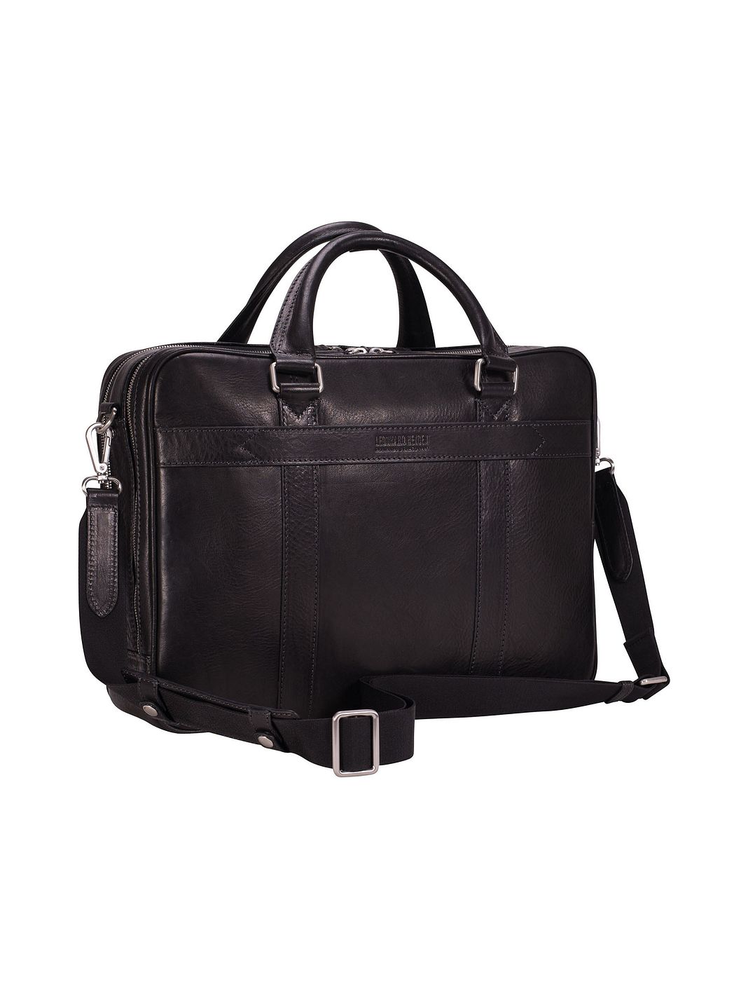 Leonhard Heyden Bergamo Valigetta Vera Pelle 41 cm Vano porta PC Leonhard Heyden Bergamo Valigetta Vera Pelle 41 cm Vano porta PC