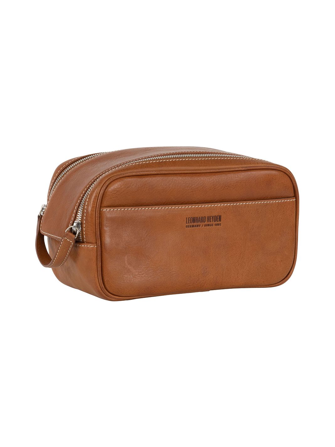 Leonhard Heyden Bergamo Borsa da toilette Vera Pelle 27 cm Leonhard Heyden Bergamo Borsa da toilette Vera Pelle 27 cm