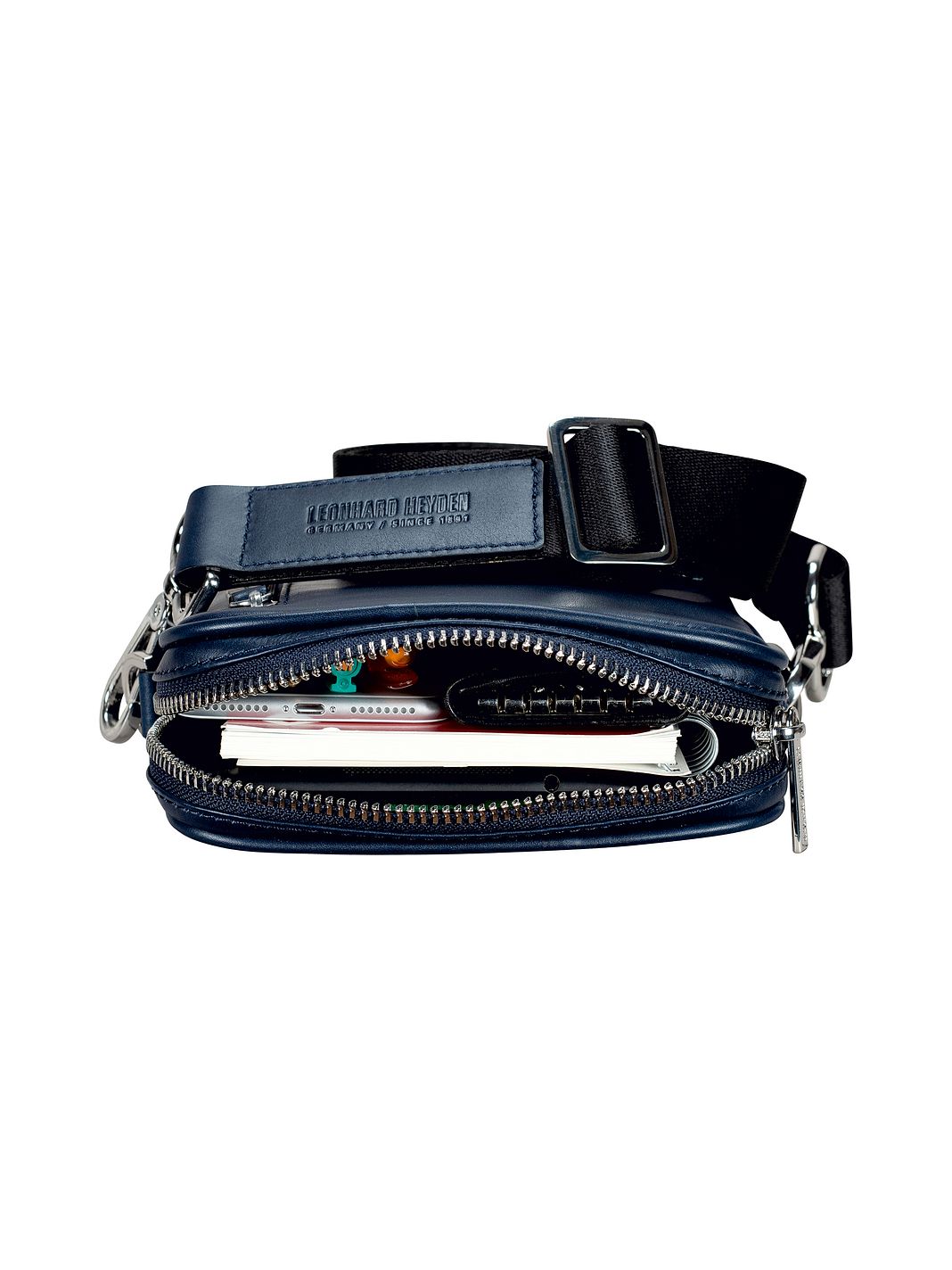 Leonhard Heyden Montreal Borsa a tracolla Vera Pelle 21 cm Leonhard Heyden Montreal Borsa a tracolla Vera Pelle 21 cm