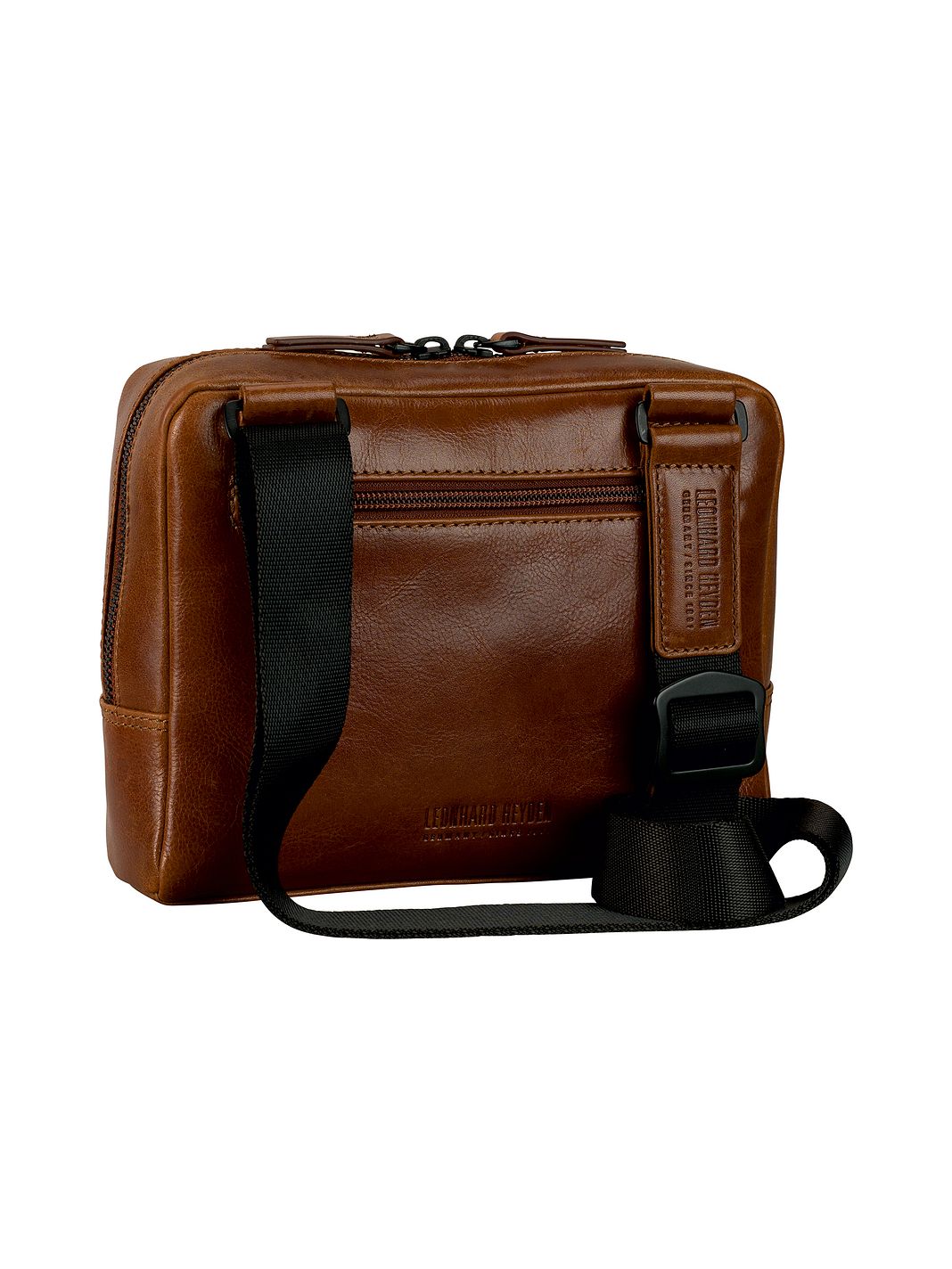 Leonhard Heyden Porto Borsa a tracolla Vera Pelle 22 cm Leonhard Heyden Porto Borsa a tracolla Vera Pelle 22 cm