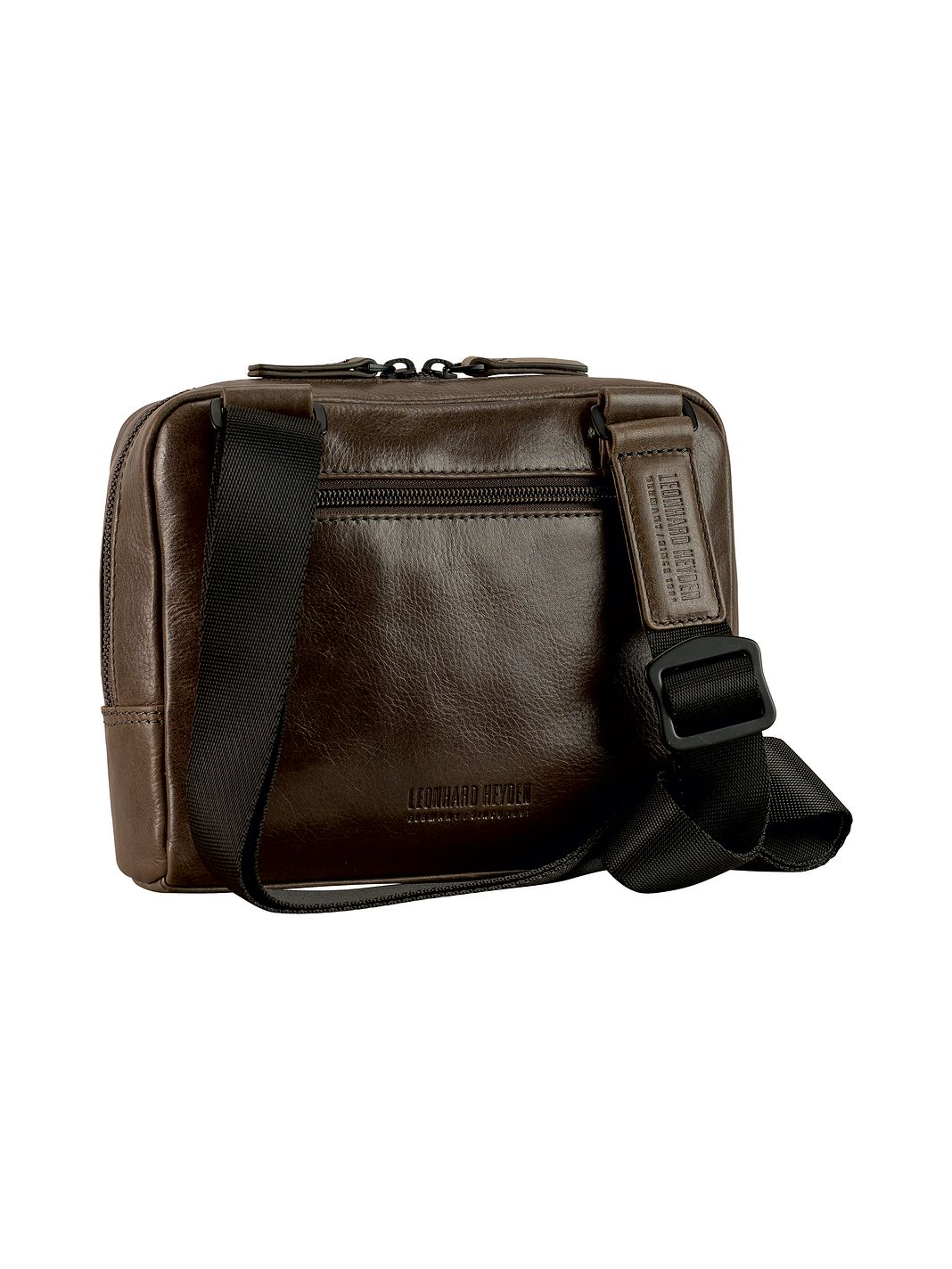 Leonhard Heyden Porto Borsa a tracolla Vera Pelle 22 cm Leonhard Heyden Porto Borsa a tracolla Vera Pelle 22 cm