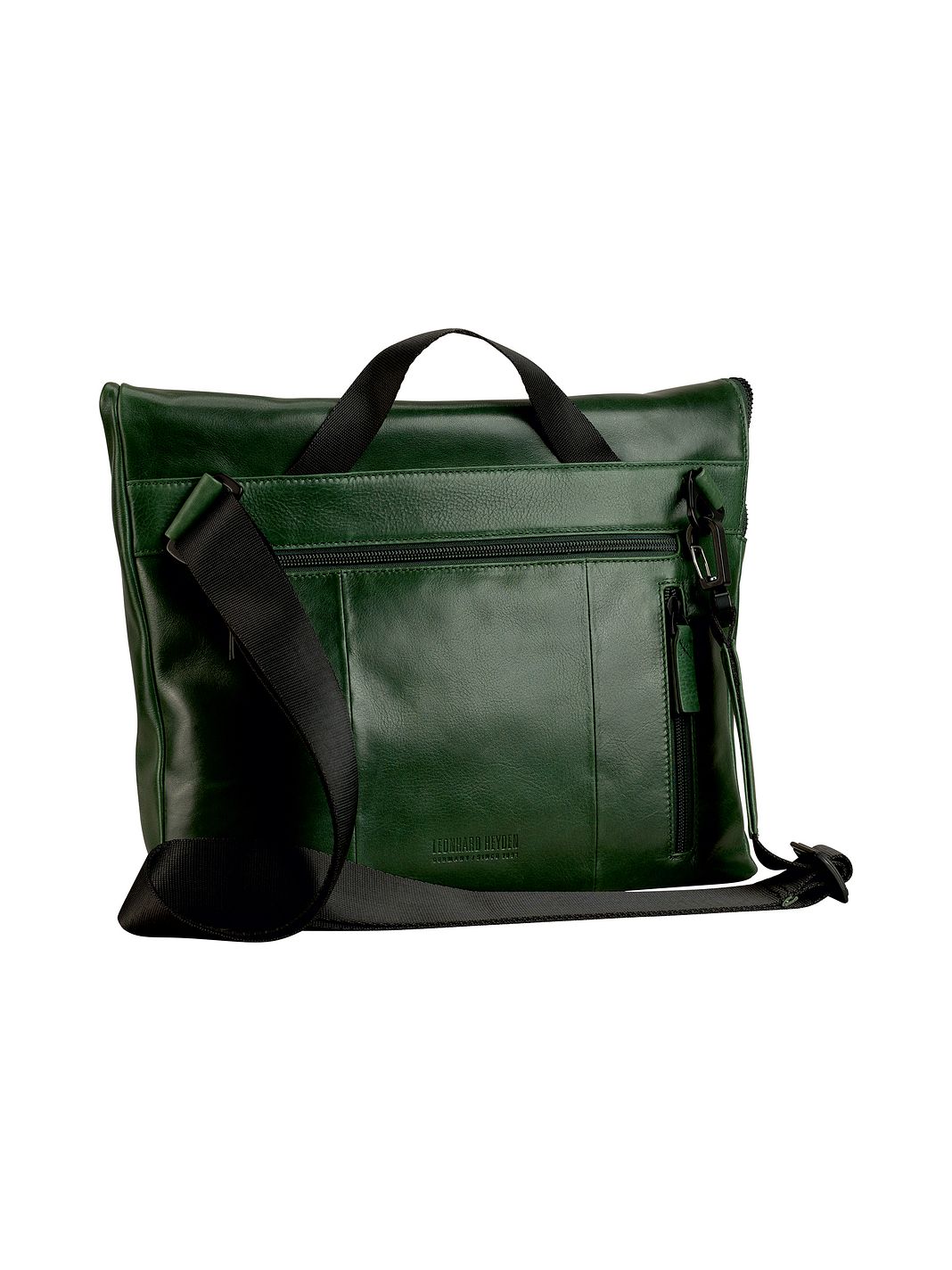 Leonhard Heyden Porto Borsa a tracolla Vera Pelle 32 cm Leonhard Heyden Porto Borsa a tracolla Vera Pelle 32 cm