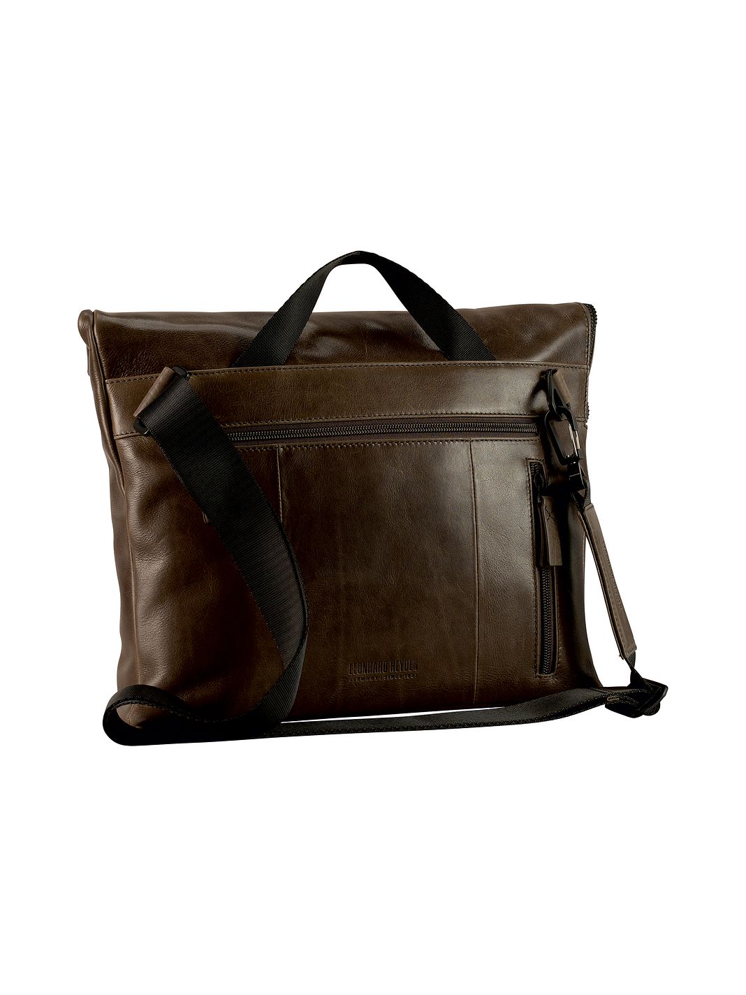 Leonhard Heyden Porto Borsa a tracolla Vera Pelle 32 cm Leonhard Heyden Porto Borsa a tracolla Vera Pelle 32 cm