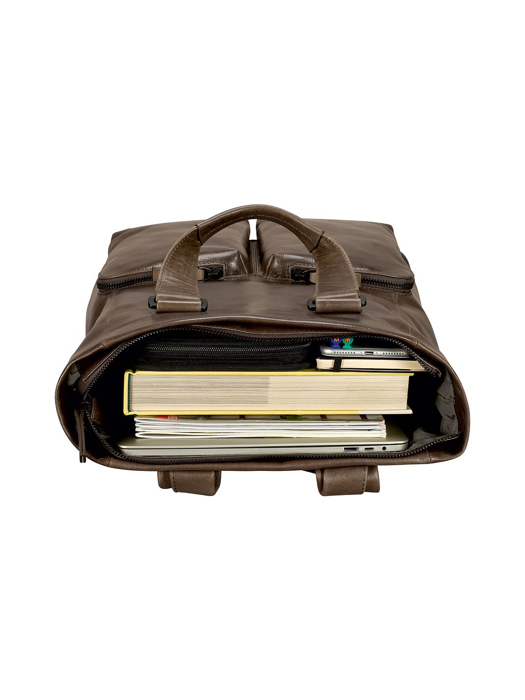 Leonhard Heyden Porto Business-ryggsäck Läder 40 cm Leonhard Heyden Porto Business-ryggsäck Läder 40 cm