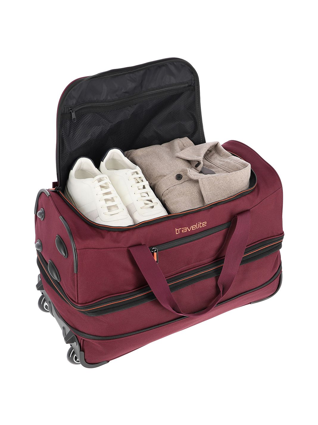 Travelite Basics 2 ruote Borsa da viaggio 32 cm espandibile