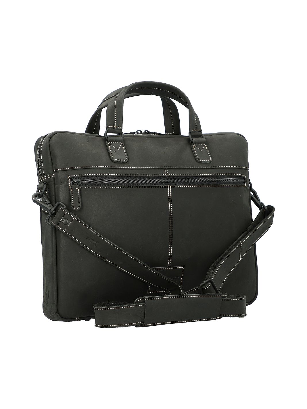 Jack Kinsky Baltimore Valigetta Vera Pelle 38 cm Vano porta PC