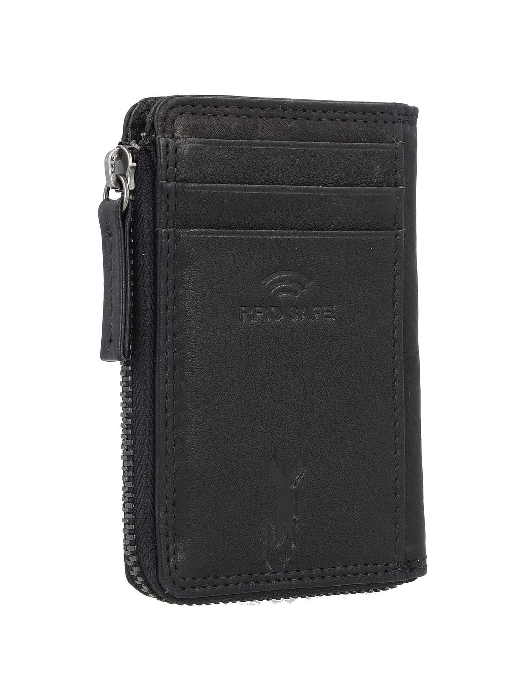 Jack Kinsky Brisbane Custodia per carta di credito Protezione RFID Vera Pelle 11 cm