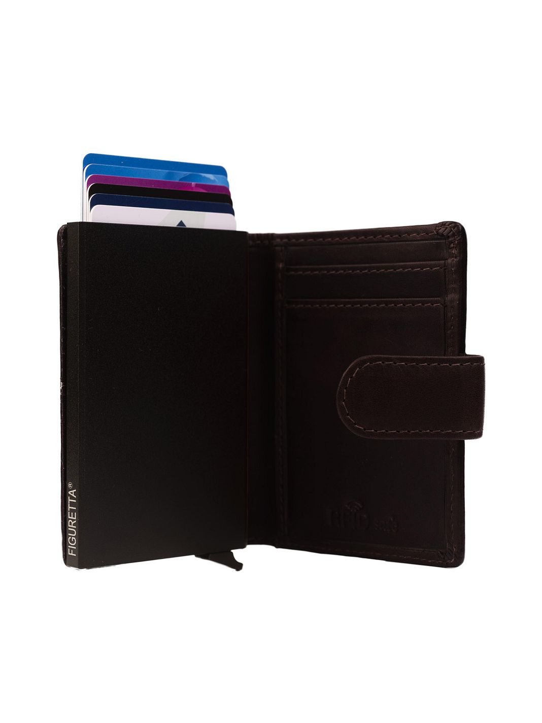 The Chesterfield Brand Loughton Custodia per carta di credito Protezione RFID Vera Pelle 7 cm