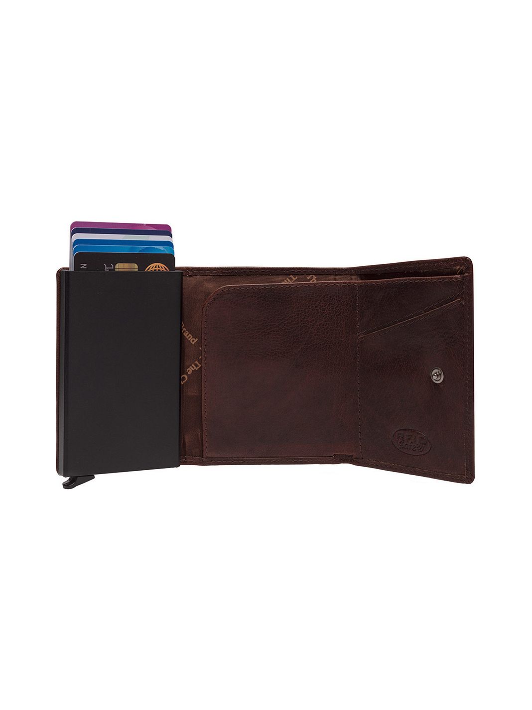 The Chesterfield Brand Paris Custodia per carta di credito Protezione RFID Vera Pelle 7 cm