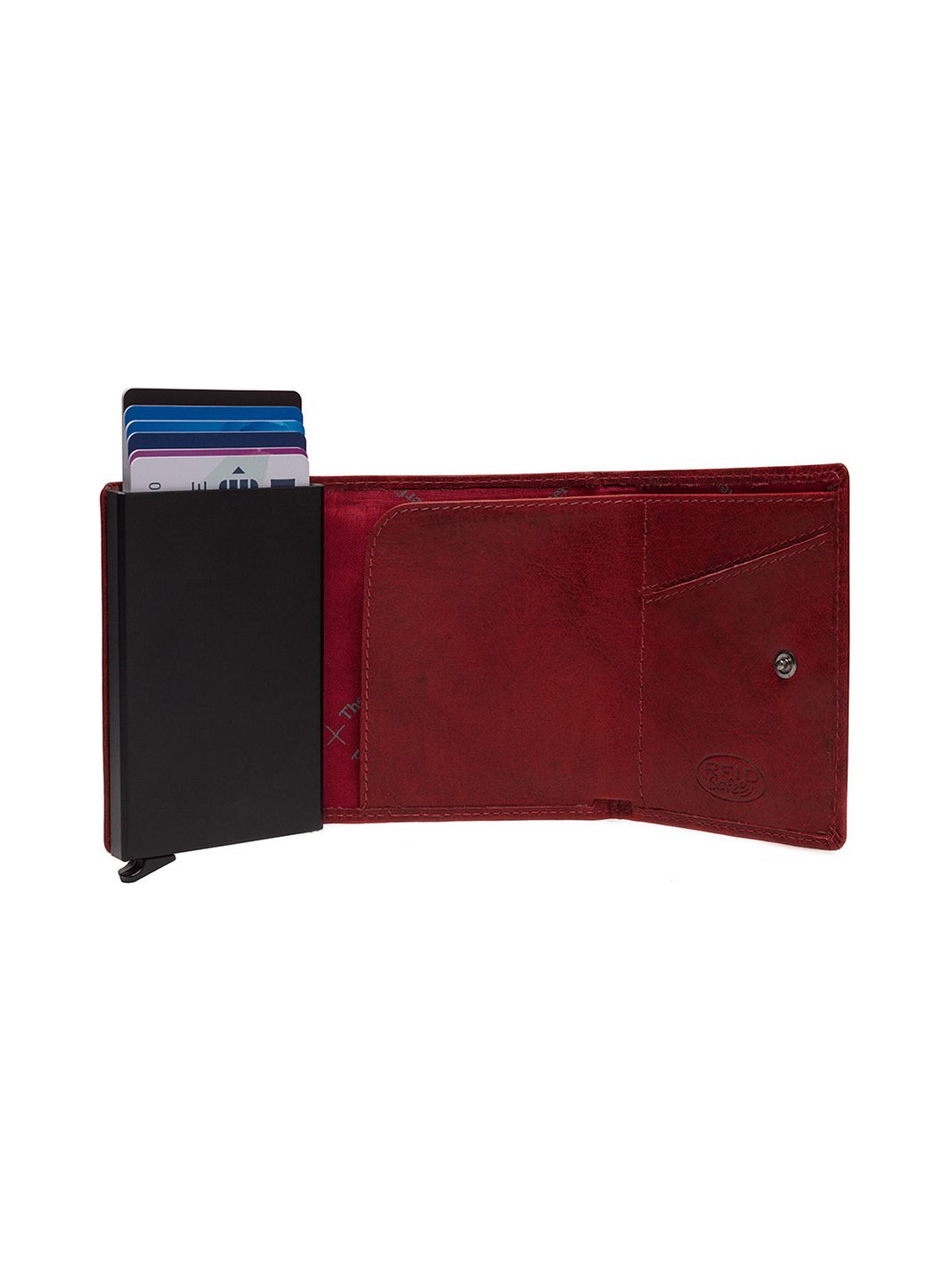 The Chesterfield Brand Paris Custodia per carta di credito Protezione RFID Vera Pelle 7 cm