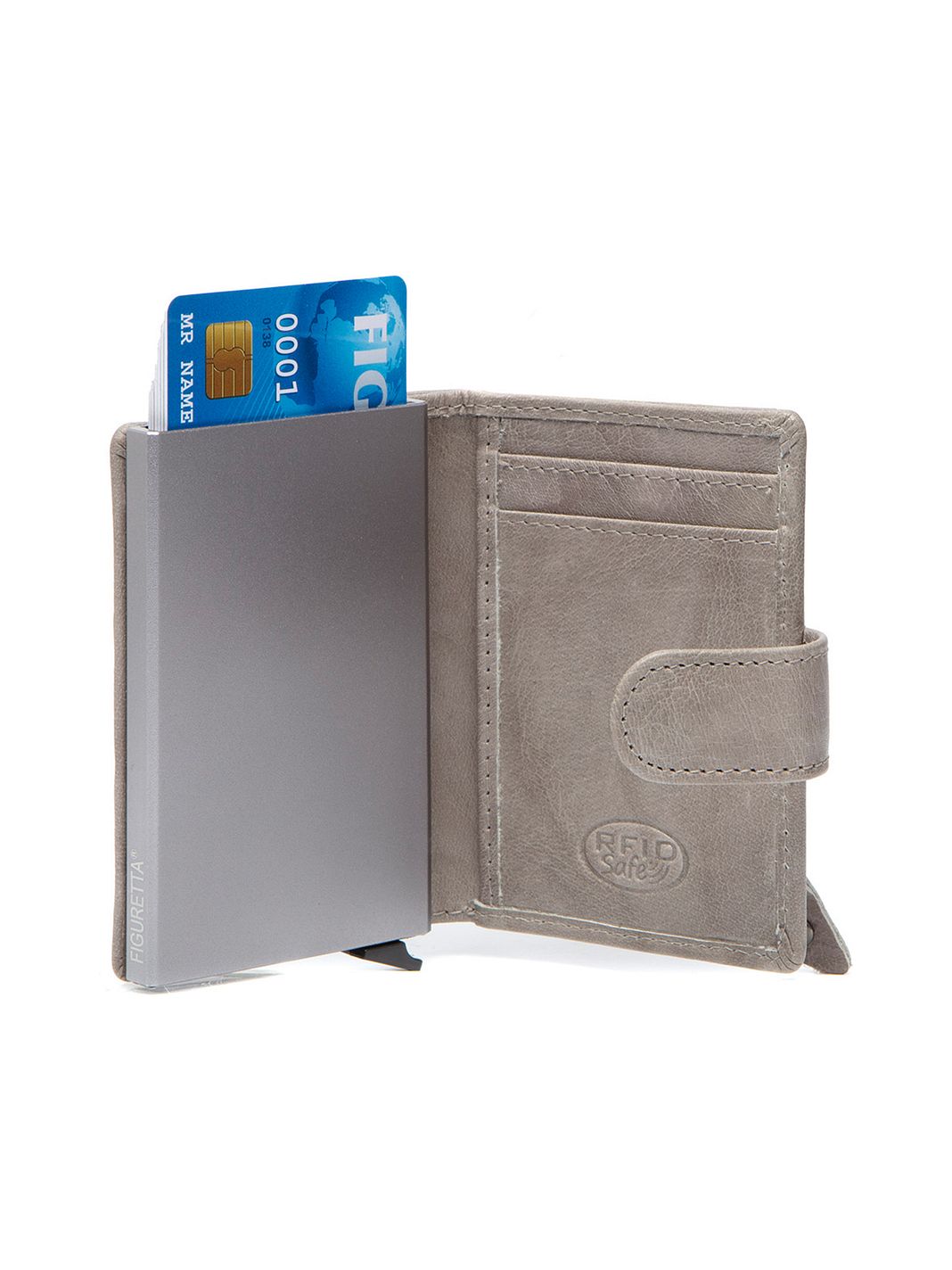 The Chesterfield Brand Prague Custodia per carta di credito Protezione RFID Vera Pelle 7 cm